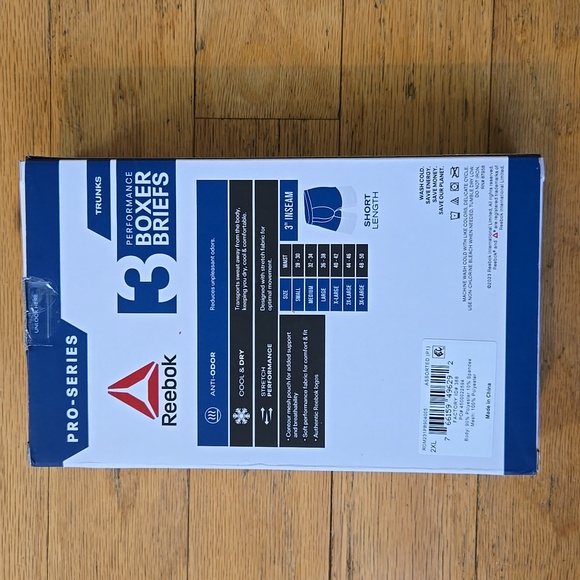 Reebok Men's 3 PackPerformance Boxer Brief Trunks Size 2XL - Picture 4 of 5